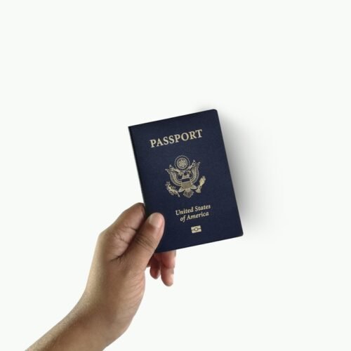 Photo Passport and credit card